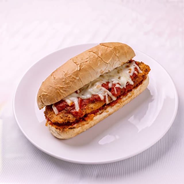 Chicken Parmigiana Sub.